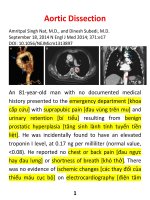 Aortic dissection 
