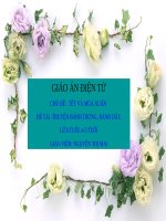 Tiet 06 dạy bé học truyen banh chung banh day 