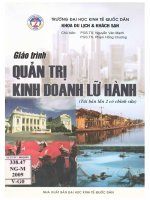Giáo trình quản trị kinh doanh lữ hành 