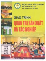 Giáo trình quản trị sản xuất và tác nghiệp 