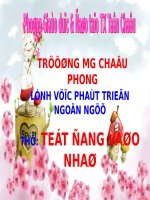 Tiet 05  dạy văn học cho bé lớp 3  tet dang vao nha 