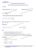 Chuyên đề ôn hình 12 toàn bộ kiến về phương trình đường thẳng trong oxyz 