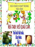 Tiet 07 dạy bé lớp 3 học  ve qua cam 