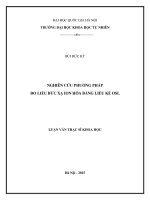 Nghiên cứu phương pháp đo liều bức xạ ion hóa bằng liều kế OSL 