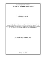 Nghiên cứu ảnh hưởng của hóa chất dung môi hữu cơ đến sức khỏe người lao động trong ngành công nghiệp ô tô, đóng tàu thông qua các chỉ số hóa sinh 