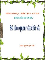 Tiet 12 dạy bé học toán lớp 3  lam quen voi chu so 