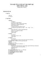 Tài liệu ôn luyện môn TIẾNG ANH THPT QG cơ bản ULIS