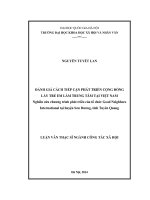 Đánh giá cách tiếp cận phát triển cộng đồng lấy trẻ em làm trung tâm tại Việt Nam