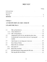 Các hiệu ứng nhiệt động và các tham số cấu trúc với ảnh hưởng của dao động phi điều hoà trong lý thuyết XAFS