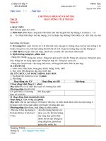 Giao an đại số 7 HK1 chương 2