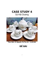 PHÂN TÍCH CHIẾN LƯỢC ĐỊNH VỊ THỊ TRƯỜNG CÔNG TY SỨ HẢI DƯƠNG  MARKETING CĂN BẢN