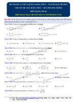 1  thi online   luyện tập bất đẳng thức 