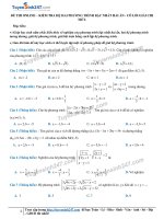 6  thi online   kiểm tra chuyên đề hệ phương trình bậc nhất 1 ẩn 