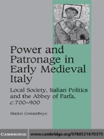 0521870372 cambridge university press power and patronage in early medieval italy local society italian politics and the abbey of farfa c 700 900 feb 2008 