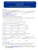 3  đề thi online   tia phân giác của một góc   bài toán tính góc và tia phân giác của góc 