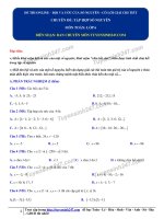 6  đề thi online   bội và ước của số nguyên 