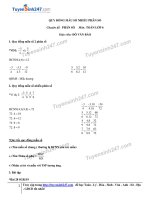 5  quy đồng mẫu số nhiều phân số 