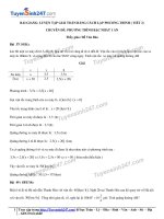 11  luyện tập giải bài toán bằng cách lập phương trình   tiết 2 