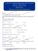 2  đề thi online   cộng hai số nguyên cùng dấu   cộng hai số nguyên khác dấu 