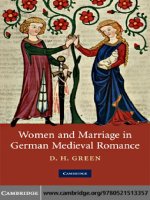 0521513359 cambridge university press women and marriage in german medieval romance apr 2009 
