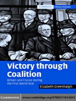 0521853842 cambridge university press victory through coalition britain and france during the first world war dec 2005 