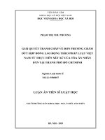 Giải Quyết Tranh Chấp Về Đơn Phương Chấm Dứt Hợp Đồng Lao Động Theo Pháp Luật Việt Nam Từ Thực Tiễn