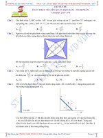 Tổ 15 cđ toán thực tế liên quan đạo hàm tích phân 