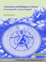 0521006643 cambridge university press literature and religious culture in seventeenth century england dec 2001 