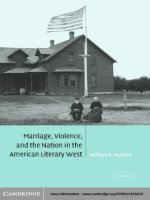 052181667X cambridge university press marriage violence and the nation in the american literary west sep 2002 