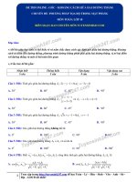 5  thi online   luyện tập khoảng cách và góc của hai đường thẳng 