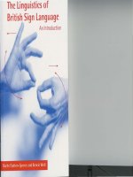 052163718X cambridge university press the linguistics of british sign language an introduction apr 1999 