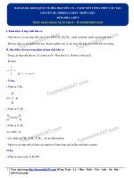 TỔNG ôn tập hóa lớp 9 HK2 