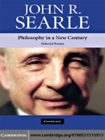 0521515912 cambridge university press philosophy in a new century selected essays dec 2008 