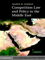 0521869080 cambridge university press competition law and policy in the middle east nov 2007 