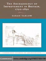 0521864194 cambridge university press the archaeology of improvement in britain 1750 1850 apr 2007 