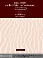 052182835X cambridge university press new essays on the history of autonomy a collection honoring j b schneewind jun 2004 