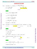 Chuyên đề số phức tổ 11 