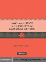 0521857597 cambridge university press law and justice in the courts of classical athens feb 2006 