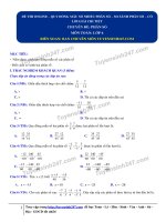 2  thi online   quy đồng mẫu nhiều phân số   so sánh phân số 