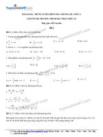 15  đề ôn luyện kiểm tra chuyên đề phương trình bậc nhất 1 ẩn   tiết 1 