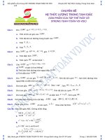 Chuyên đề hệ thức lượng trong tam giác l10 