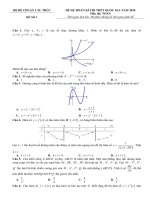   đề thi toán 2020 chuẩn số 1 