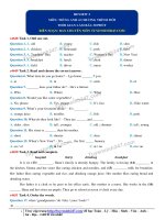 Đề thi online review 3 tieng anh 4 