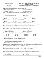   đề chuẩn cấu trúc sinh 2020 (đề 5) 