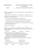   đề chuẩn cấu trúc sinh 2020 (đề 6) 