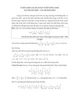 Tuyển chọn các bài toán về bất đẳng thức đến từ kì thi học sinh giỏi các cấp 