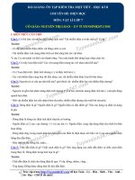 Lí thuyết 5   ôn tập kiểm tra một tiết học kì II 