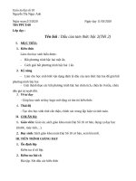 Giáo án dấu của tam thức bậc 2 tiết 2