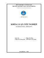 Hoàn thiện công tác kế toán doanh thu, chi phí và xác định kết quả kinh doanh tại công ty cổ phần xây dựng thương mại  và đầu tư 