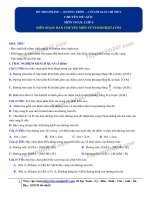 4  đề thi online   đường tròn 